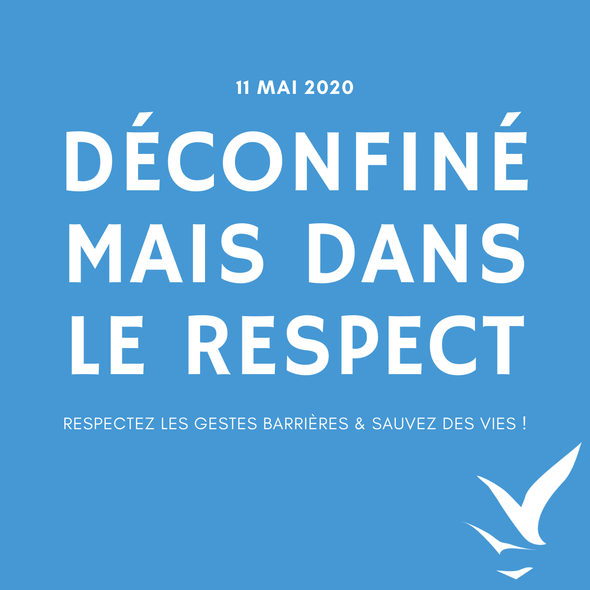 AS_Fievez's tweet photo. 1️⃣1️⃣ MAI 2020
Bon courage dans cette reprise ! 💪

#restezvigilant #respectezlesgestesbarrrières #deconfinementjour1 #Deconfinement https://t.co/iag8lGyCJu