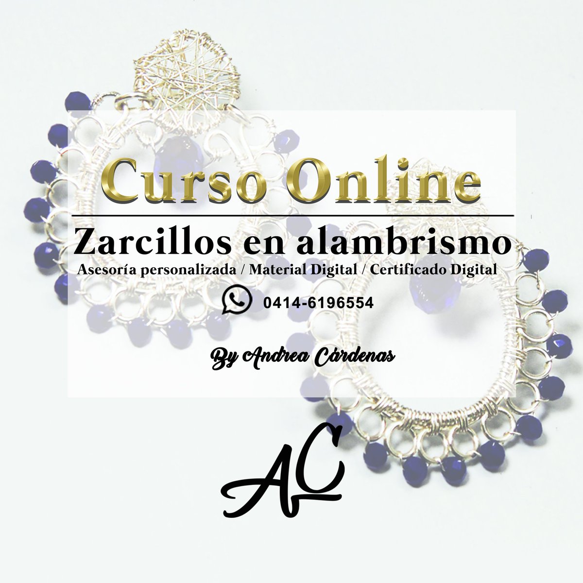 ACJoyasve's tweet photo. Feliz lunes, ideal para iniciarte en el alambrismo! Con este curso online aprenderas diferentes técnicas y tips para comenzar a elaborar tus accesorios.

#alambrismo #joyeriaartesanal #hechoamano #tutorial #curso #11Mayo #bisuteria #aretes #zarcillos #venezuela https://t.co/7eZO9G1al5
