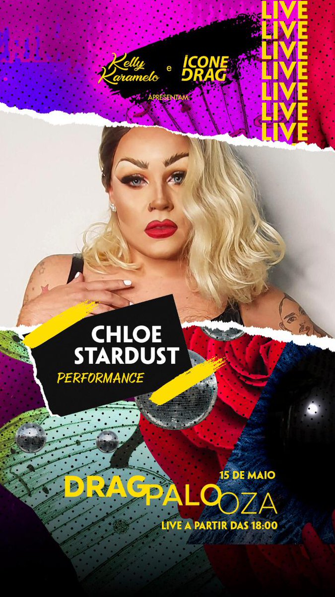 froessb's tweet photo. Nessa sexta tem mais uma edição do #DRAGPALOOZA lá no IG do @IconeDrag, com a host @kellykaramelo e um time de Drags que vão trazer não só beleza, mas talento e condições tbm

Sexta, dia 15, começa as 18h hein #chloers? https://t.co/a8r3D5exw3