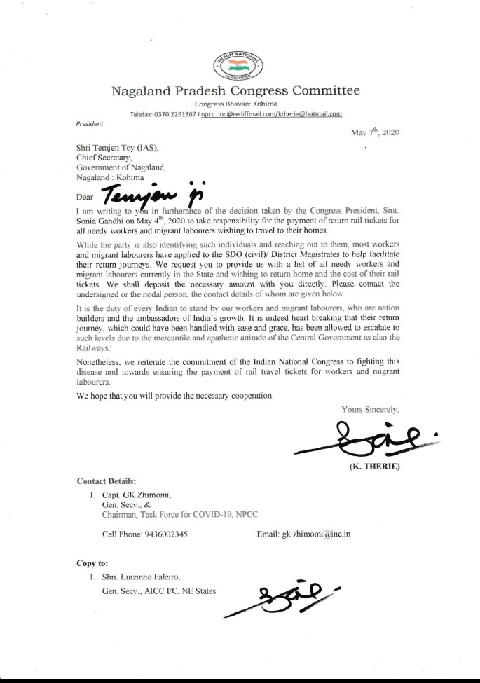 Nagaland Congress tweet media