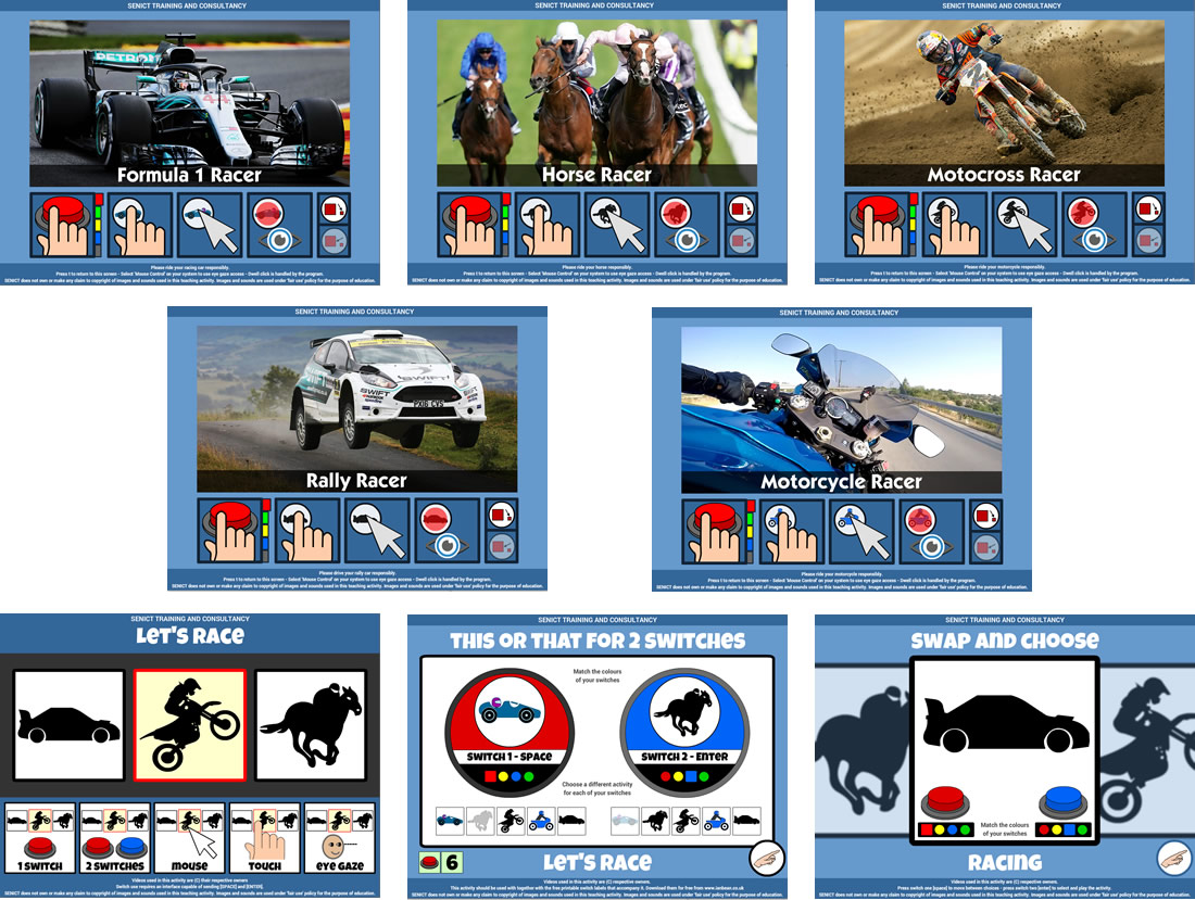 Sorry I keep forgetting the hashtag. There's 500+ FREE activities for switch, touchscreen, mouse &amp; eye gaze users which can be used online or downloaded to your computer. bit.ly/2uAvu8v #sendathome