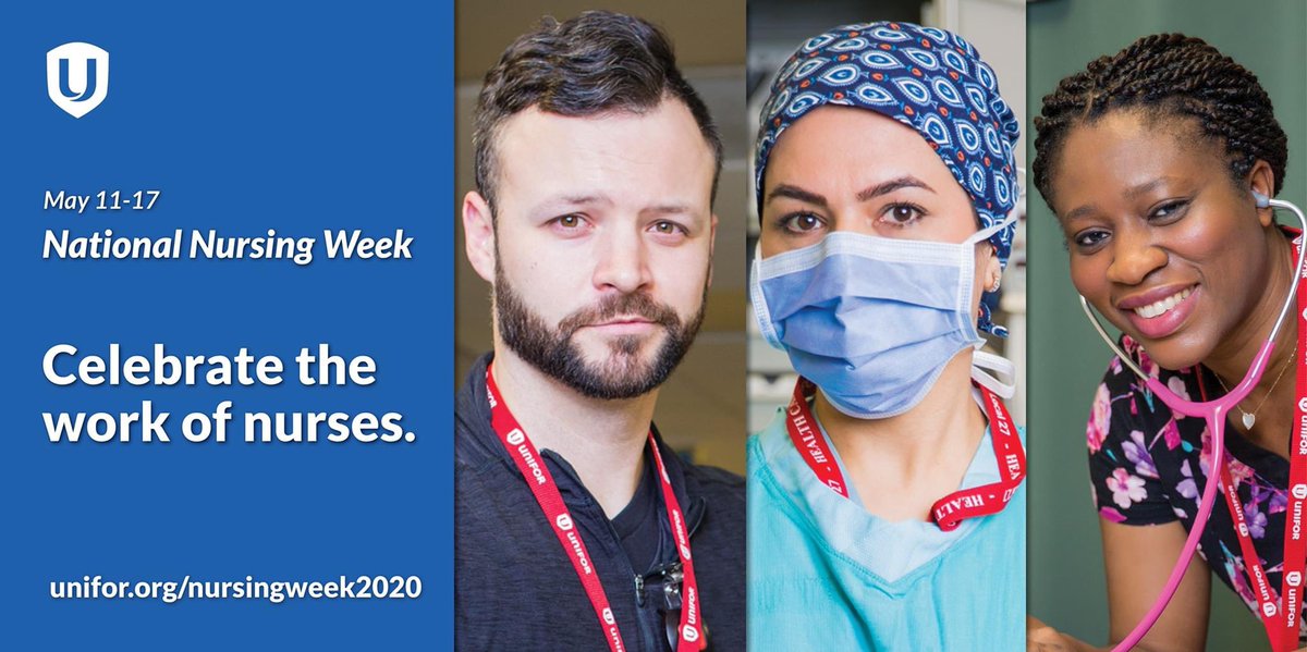 UniforTheUnion's tweet photo. May 11-17 is National Nursing Week. We thank our nurses for providing the highest quality of care to patients in their hardest times.  

https://t.co/MExRf8F1Z4 https://t.co/u5UM1Omug5
