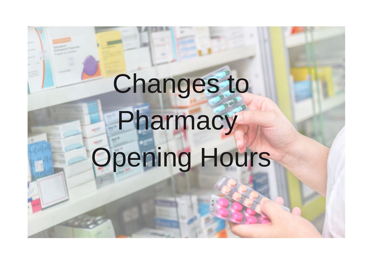 HSC_NI's tweet photo. From the 11th May, the majority of pharmacies will be returning to normal opening hours with the exception of lunchtime. The closure of one hour for dispensing services to the general public will remain. It's expected this will be generally 1-2pm. Keep checking here for updates. https://t.co/SKpbNMLqbF
