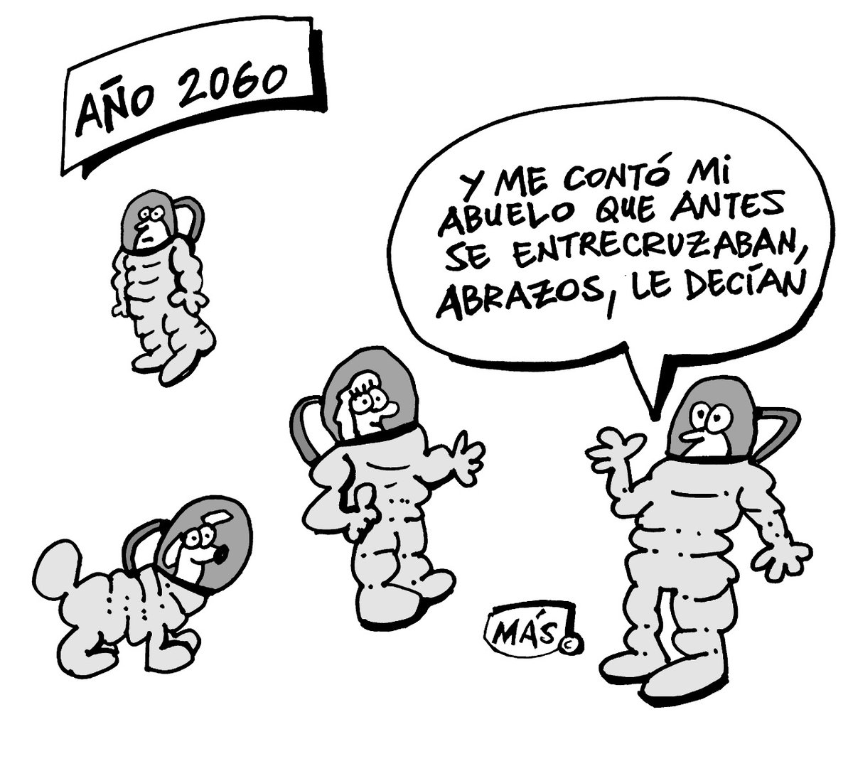 PapaluToons's tweet photo. https://t.co/F60X7wjSPz Ya nunca me verás como me vieras... #humor #abrazos #nometoques #distanciasocial #máslejos #correte #papalutoons https://t.co/lzYquS5UZt