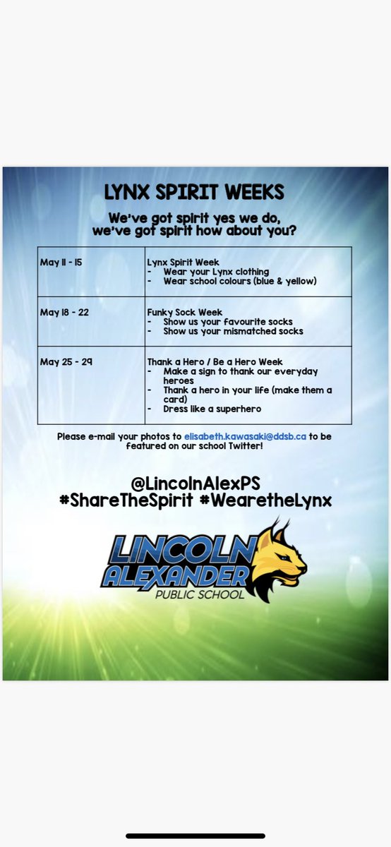 20dayswellbeing's tweet photo. ⁦@LincolnAlexPS⁩ we have SPIRIT!!! https://t.co/7YANgfCs9s