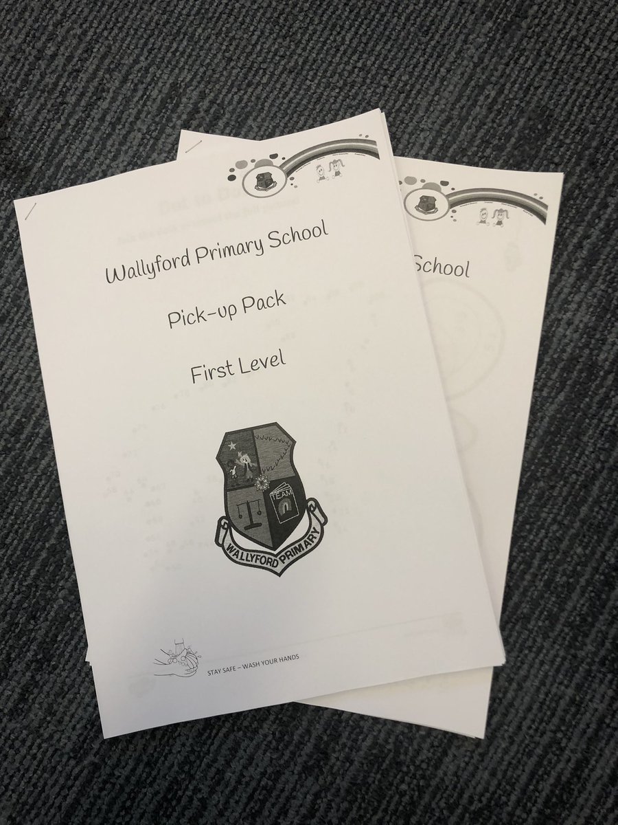WallyfordPS's tweet photo. New Pick-up packs being prepped.  These will be  available in Day2Day tomorrow. If there are any families without devices to access Google Classroom, please email  the school-  we still have a limited amount available to borrow. https://t.co/SvPQlFwC6c