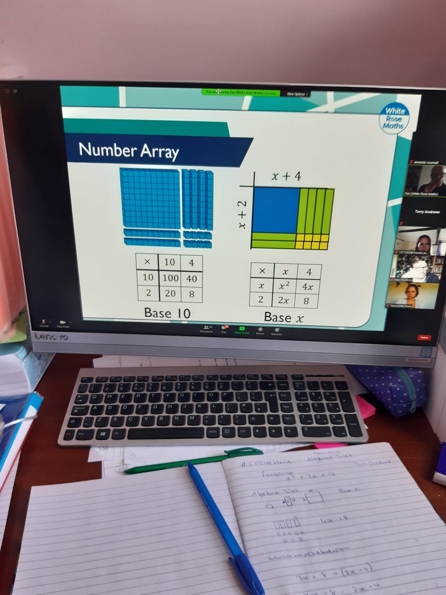 #CPDathome @WhiteRoseMaths   KS2 TA venturing into new territory