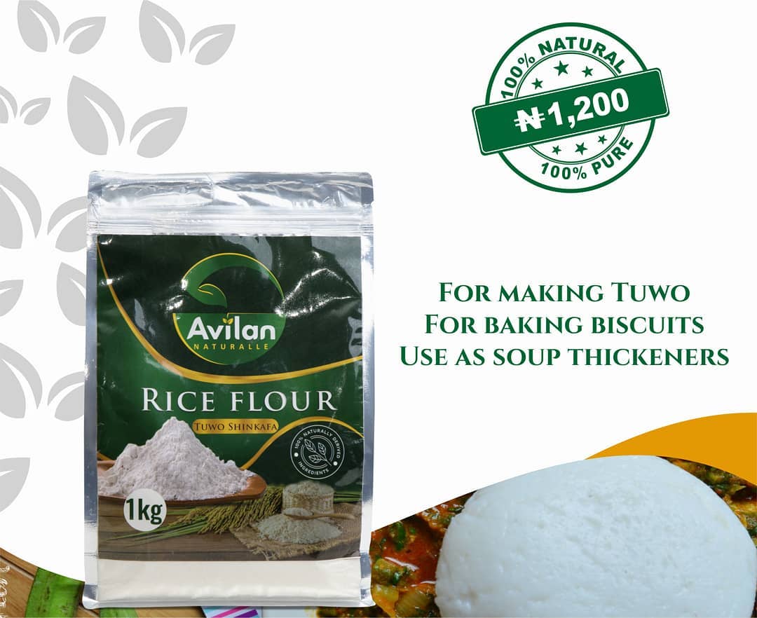 AvilanNaturalle's tweet photo. Avilan Rice flour is a SUPERFOOD that boosts metabolism due to its high insoluble fiber content.
It is also a good source of carbohydrates for the body. It is popularly known as "Tuwo Shinkafa" by the Hausa people.
#daterush #riceflour https://t.co/wpqYcPaqX0