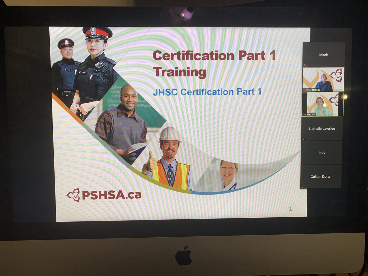 MitchBlimkie's tweet image. Here we go with H&amp;amp;S Training! Day 1 of 3 #JHSCCertificationPart1 #virtual #wiseuseofresources