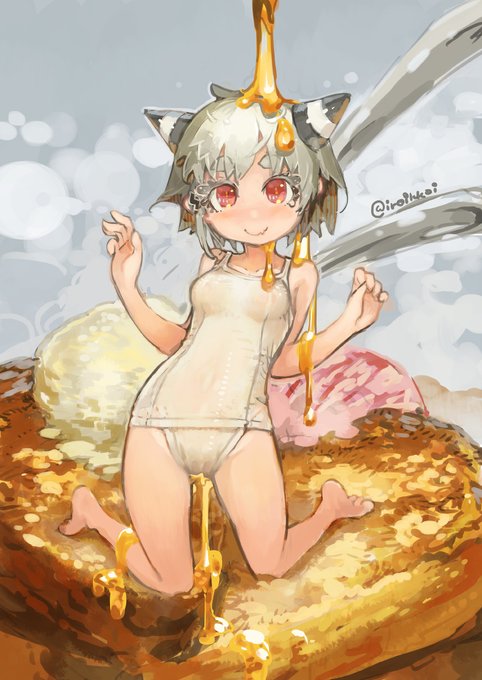 [R-18] skeb:「鬼着すずちゃんのえっちな絵」 #オリジナル #Skeb #白スク水 https://t.co/HDci9nkm5l 