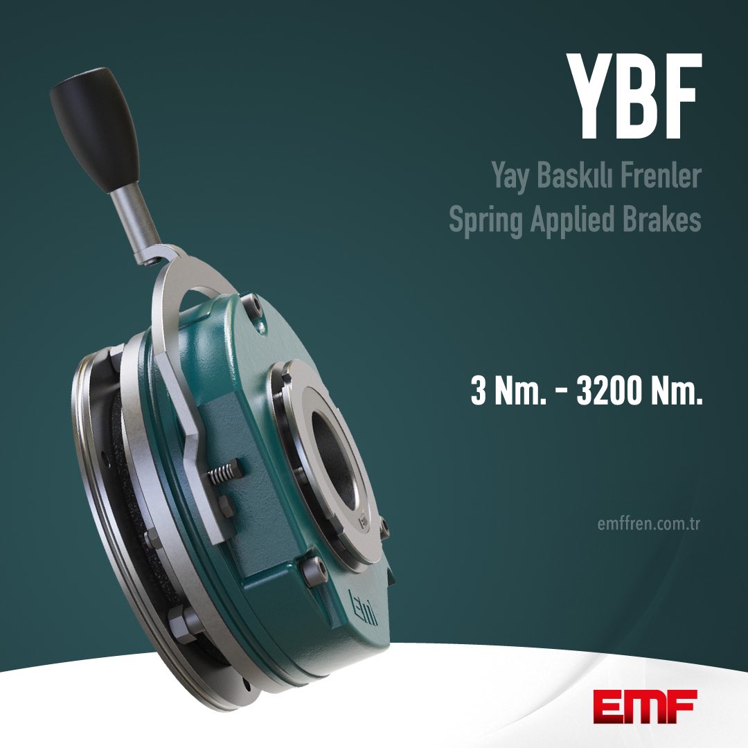 emffren's tweet photo. 3 ile 3200 Nm. arasında 11 farklı boyutta, endüstriyel uygulamalar için basit frenleme çözümü sunan; Yay Baskılı Fren.
#safetybrake #magneticbrake #industrialbrake #yaybaskılıfren #elektrikmotoru #reduktor #brake #industrial #automation #brakemotor #motorbrake #redüktörlümotor https://t.co/rrBAtVXYah