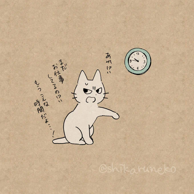 家だと際限なく仕事をしてしまう人を叱ってくれる猫 
