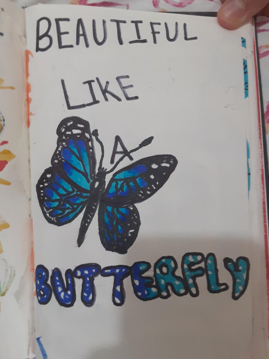 MrsBartuneksAr1's tweet photo. #Mrsbartuneksartroom Art Feature Of The day! @haverstrawelem 6th grader is sending some positive vibes with this artwork! #HEShasART #artmatters #nrcsd #nrcsdchat #nrnt1920 #weR1nr #NRpride https://t.co/0jqxeUBOGR