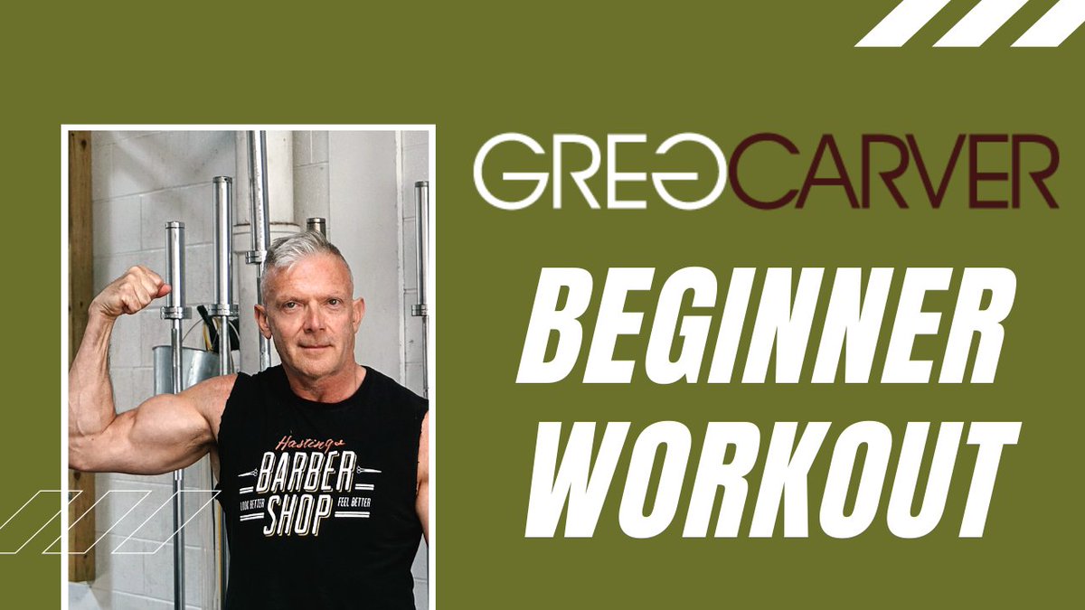 gregcarver's tweet photo. Get ready for a BEGINNER WORKOUT that will fire up those muscles and prepare you for more advanced work.

https://t.co/xQnz6k18J3

#beginnerworkout #athomefitness #athomeworkout #trainathome #gregcarver #strengthboxTO #exerciseformen https://t.co/HUHOBwrUDZ