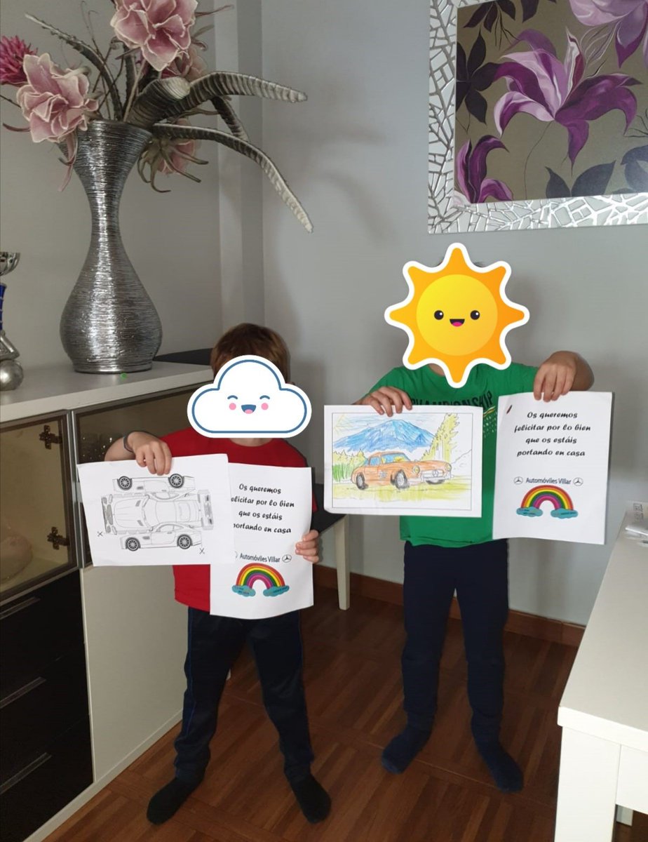 MB_Albacete's tweet photo. Que alegría nos da cuando recibimos vuestras fotos con las plantillas para colorear 👩🎨🧑🎨
Si todavía no las tienes, envíanos un privado con vuestra dirección, y os las mandamos a casa ✉️🏠
#AutomóvilesVillar #Albacete #QuedateEnCasa #ColorYourBenz https://t.co/tSxfxtURRd