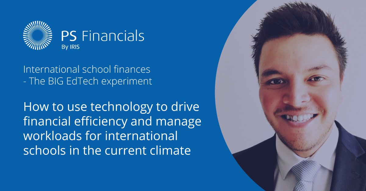 IRISFinancials's tweet photo. Join @dannyyeow tomorrow for his webinar on how to use technology to drive financial efficiency and manage workloads for international schools. Click here to register your place - https://t.co/B85sTbkapb https://t.co/VqU4xo7gMS