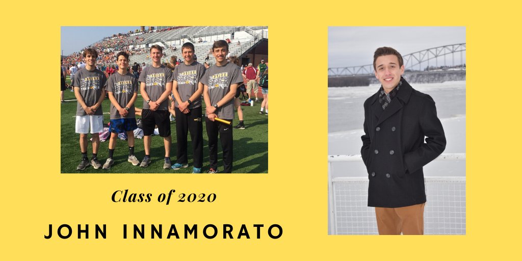 ShorelandLuthHS's tweet photo. Featured senior, John Innamorato, will be attending University of Dubuque, Iowa to get a degree in Business and will run in cross country and track and field.  #ShorelandSeniors #Weloveourseniors #SensationalSeniors #2020Seniors #Shorelandstrong https://t.co/Bsh9inlqZI