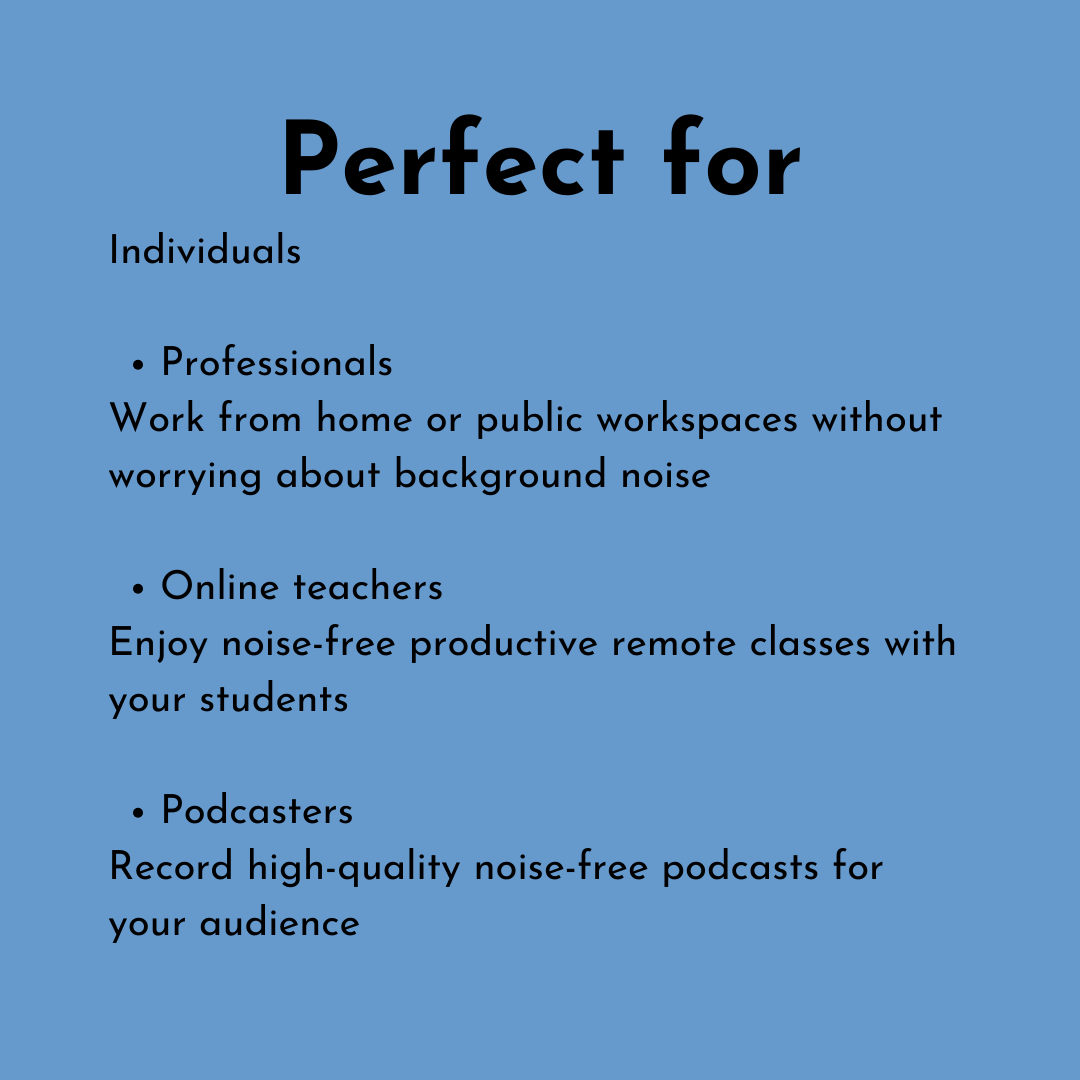 sociallybelle's tweet photo. Noise problem? 

Work from home is the new norm now. However, there is a challenge that comes from #WFH, and that is the background noise. Good news! 
We don't need to worry anymore. Meet the newest AI (artificial intelligence) that mutes the noise in any communication app. https://t.co/YfyG7lIWvB