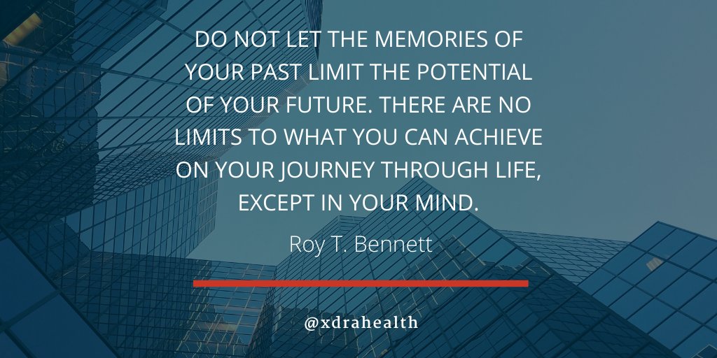 XDRAHealth's tweet photo. Don't set unnecessary limits for yourself by focusing on past problems and setbacks...rather focus your attention on the future. #MondayMotivation #MondayMorning #future https://t.co/oNshRJ56TM