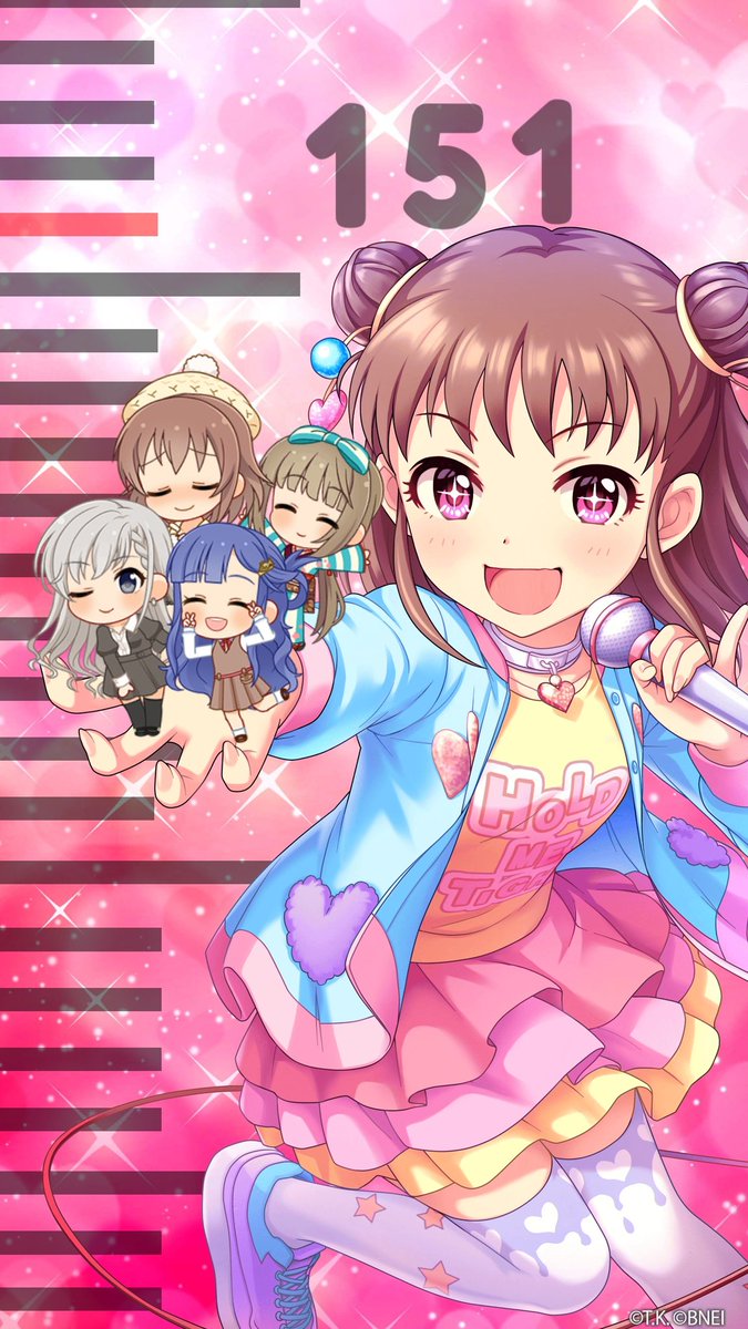 チューロ アイドルマスター シンデレラガールズ で 総選挙記念 壁紙メーカー 公開中 好きなアイドルで自分だけの壁紙をつくってみたよ 再掲 第9回シンデレラガール総選挙 壁紙メーカー デレマス 一期一会な151cm一斉投票 T Co