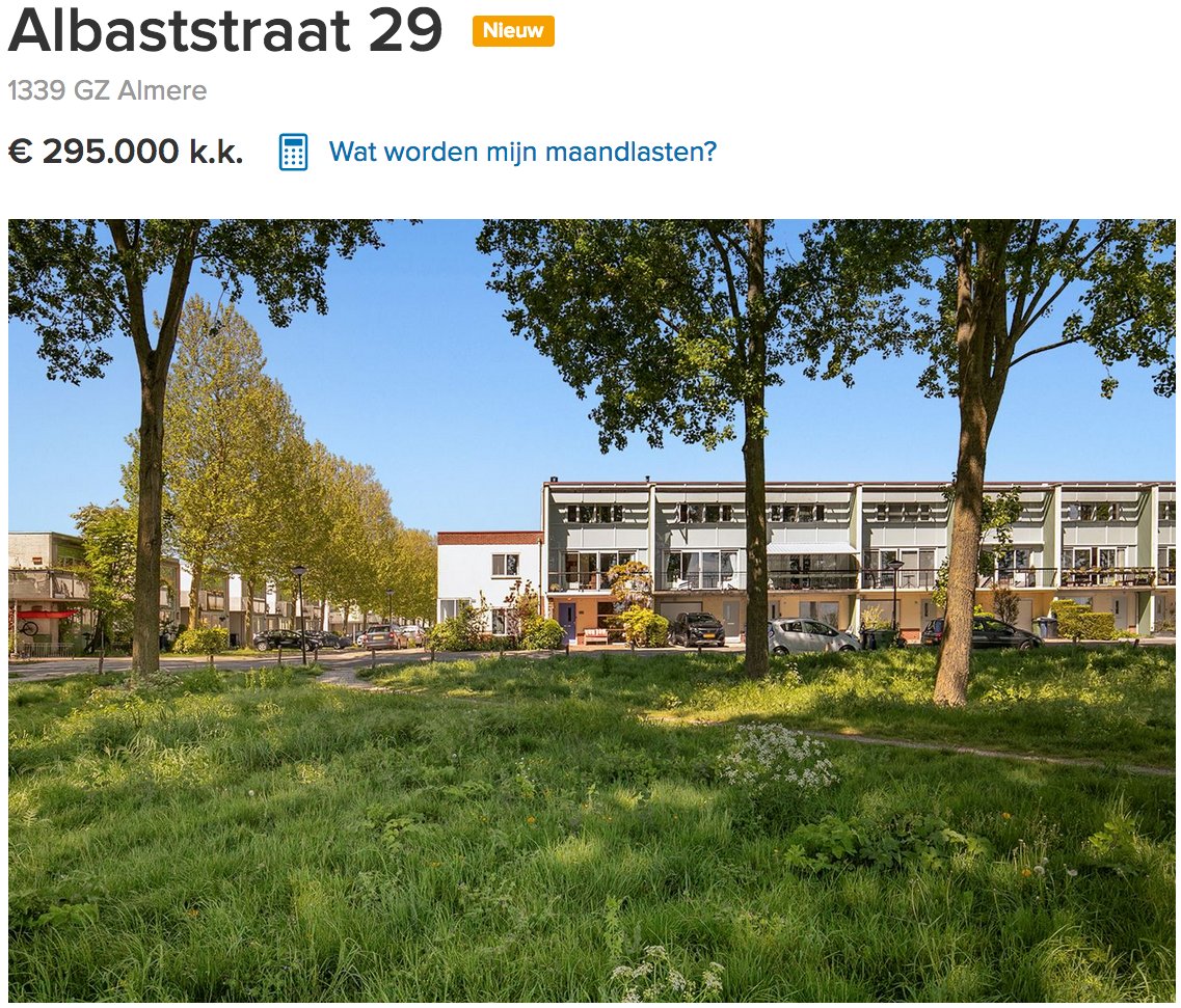 funda.nl/koop/almere/hu… Almere