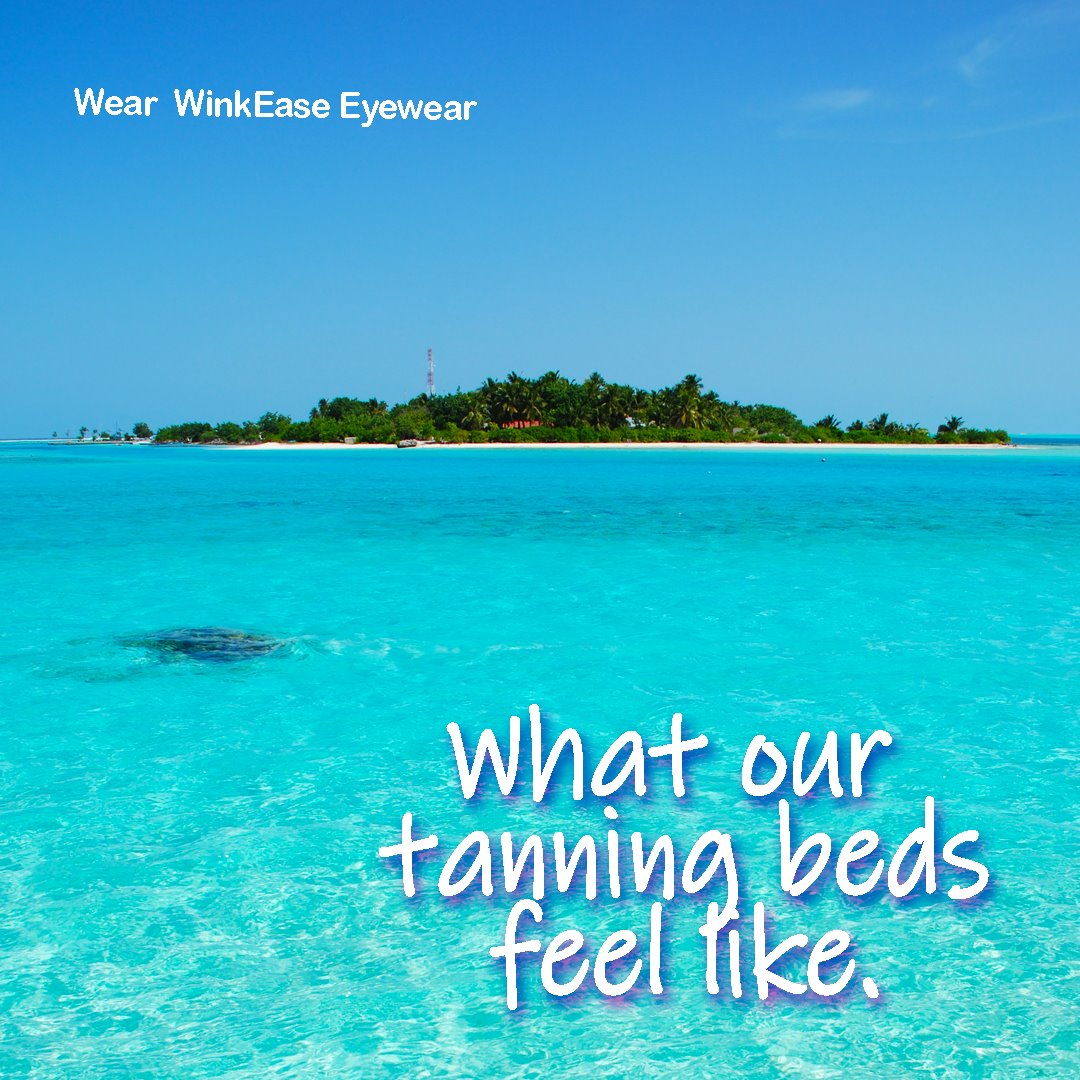 WinkEase1's tweet photo. We are excited to see businesses beginning to open back up. Can't wait to relax in a tanning bed soon! #IndoorTanning #TanningBed #Tanning #ReOpenAmerica #StrongerTogether #WearWinkEaseEyewear #TanningSalon #COVID19 https://t.co/QW3QT3Hqmg