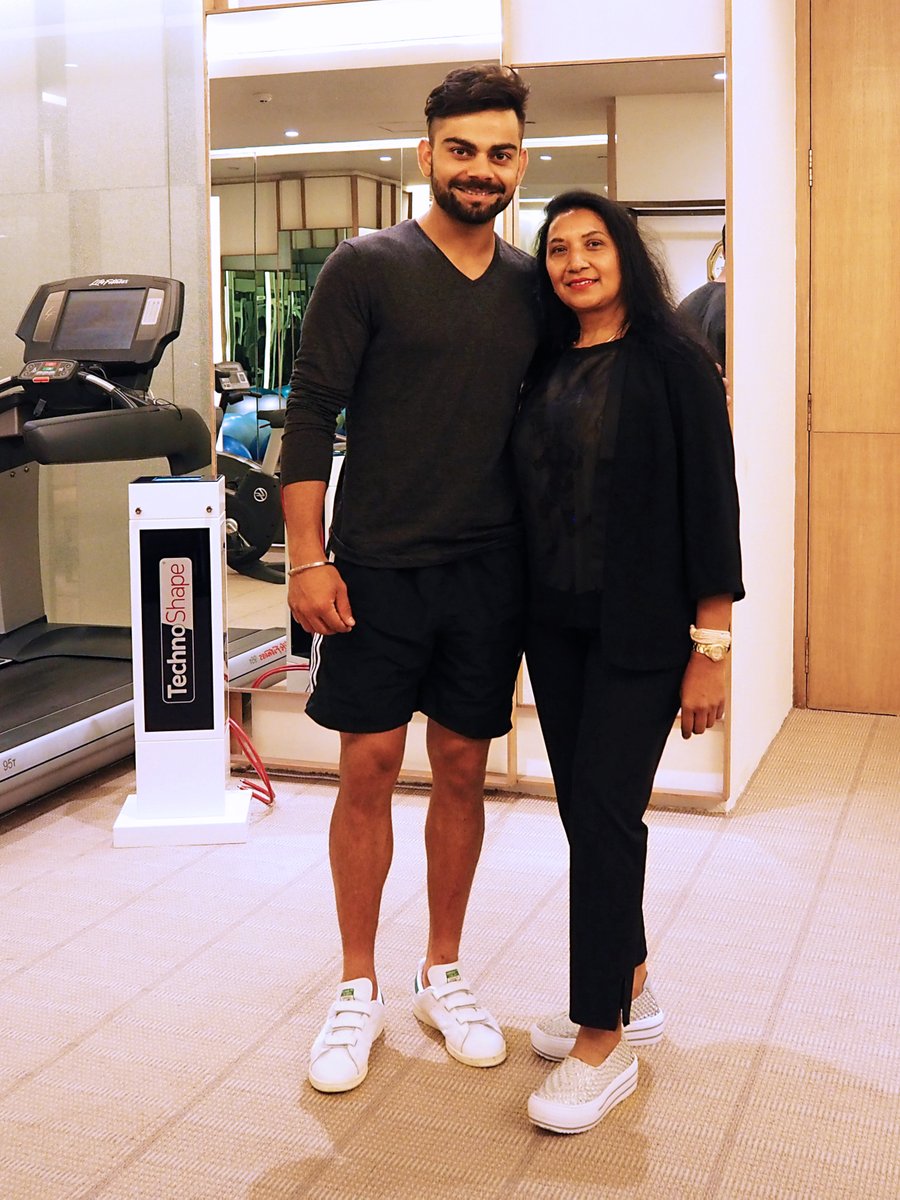 ManfredSShah's tweet image. @imVkohli &amp;amp; Akkshada S. 
#Technoshape #StyleYourBody #Stayfit with @techno_shape #PrivateGym 
#Cricket #ViratKohli 
technoshape.net