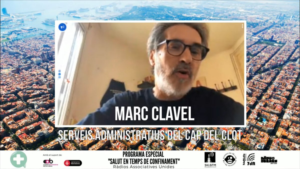 Vivències de l’#AtencióPrimària durant la pandèmia del #coronavirus al programa especial 'Salut en temps de confinament'. Amb entrevista als metges de família del #CAPElClot, Rosa Senan i Salvador Camerino, i a l'administratiu Marc Clavel. A partir d’1h15'
youtube.com/watch?v=nkKGue…