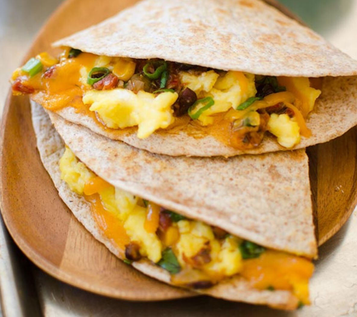 Living_Lou's tweet photo. Quesadillas - quick and easy and ever so tasty!

Recipe uses soft tortillas, eggs, cheese + bean medley mix. 

RECIPE: https://t.co/BvxjoqEccY 
#ad #eggs https://t.co/wVsNbZWe2Q