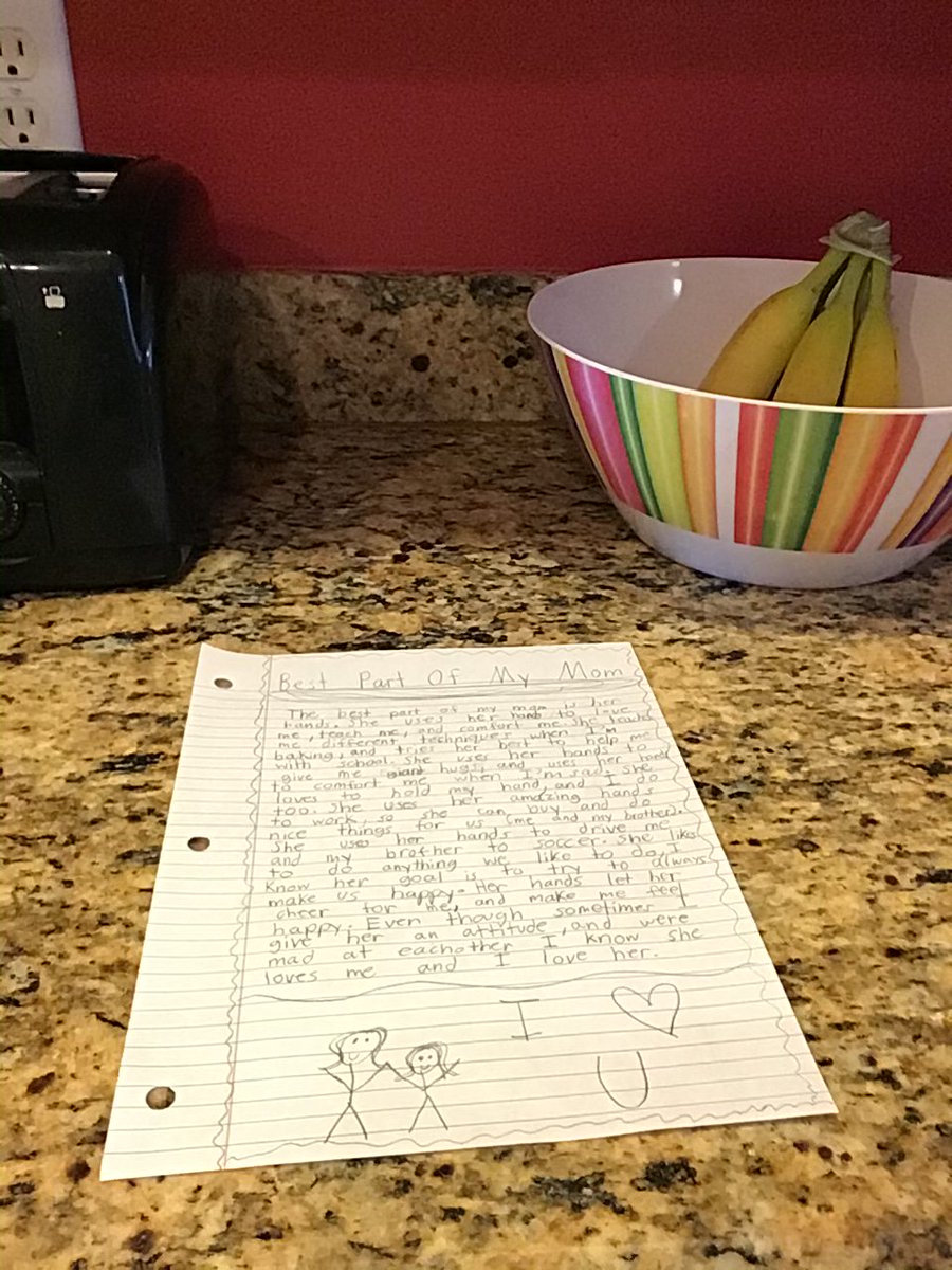 JessicaVandesc1's tweet photo. I loved reading all of the Mother's Day writing pieces from my students!  They truly made Mother's Day special! @LaurelOakElem @collierschools https://t.co/TI0RxIrQ9D