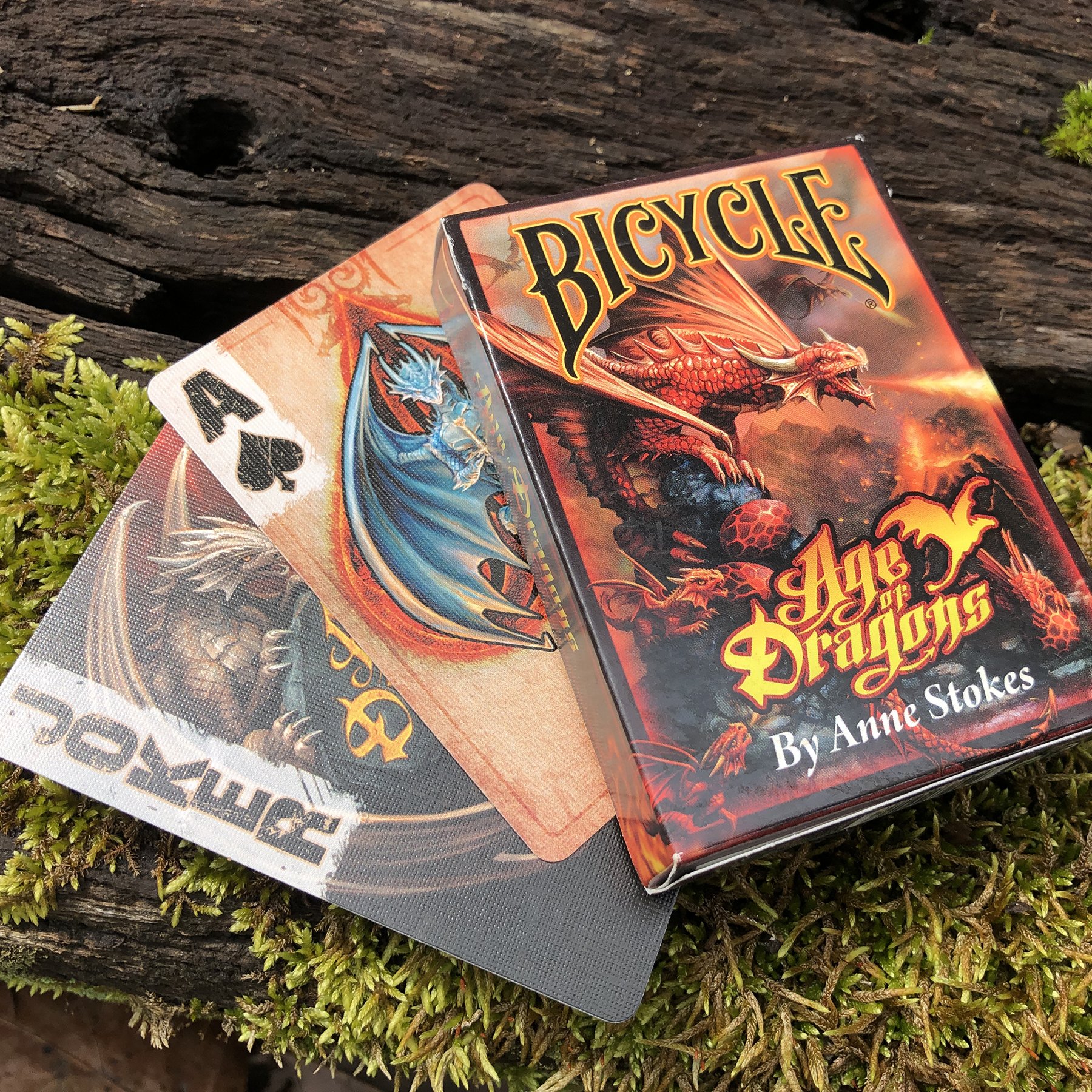 Bicycle Cards on X Bicycle Anne Stokes AGE OF DRAGONS Playing Card deck is so Hot https t Rslq6QRuQY BicycleCards USPCC playingcards everyonesgotgame playmorecards family shuffle poker collector co...