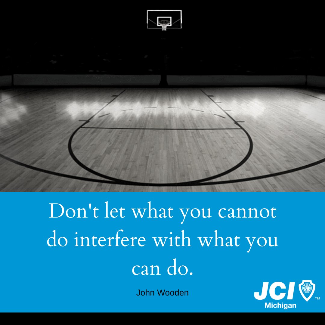 JCIMichigan's tweet photo. During this time of #safeathome, it's easy to fall into the mental trap of "what I wish I could do." Instead of what ifs, let's take a page out of the "Wizard of Westwood's" playbook.
#mondaymotivation #betheone #jcimi https://t.co/s0Ehu60Qgx