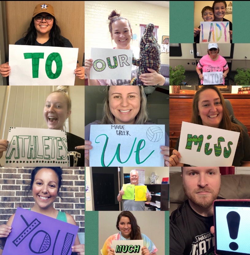 MsHerrera9's tweet photo. To our lady gator athletes ❤️🐊 @MCJHGators https://t.co/FgK5VyXJap