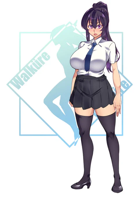 あとセシリアの制服、任務のない日、座学、通勤帰宅時などはこの格好をしているという設定
スーツでもよかったけど、タイトスカートは戦闘装束で描いたのでこちらは学生感を出したかった 