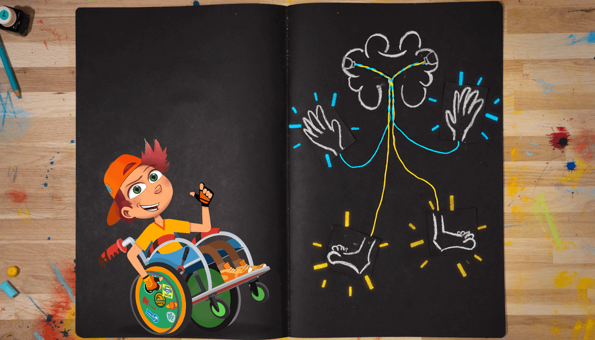 Mediat77's tweet photo. Dans #Handico, Will, 9 ans, parle du handicap de manière simple et ludique. 12 épisodes à découvrir ici https://t.co/ZO4S0bDxJZ https://t.co/JDV4J9ypoS