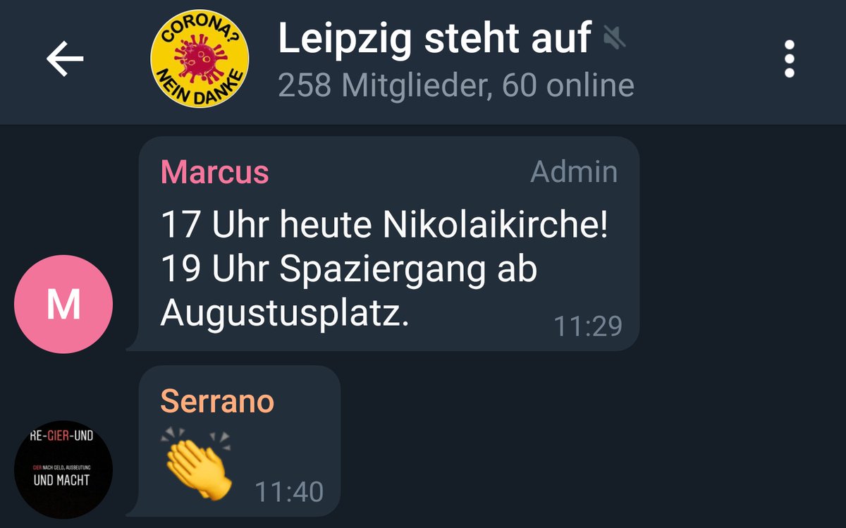 HRMRKR's tweet photo. Vergangene Woche wurde über das Megafon der @PolizeiSachsen eine Demo für folgenden Montag angekündigt. Das ist heute. Die Versammlung wird in den #SchwurbLE-TG-Gruppen weiter beworben. Laut Polizeisprecher liegt erneut keine Anmeldung vor.
#LE1105 https://t.co/cS5zvBjsN2