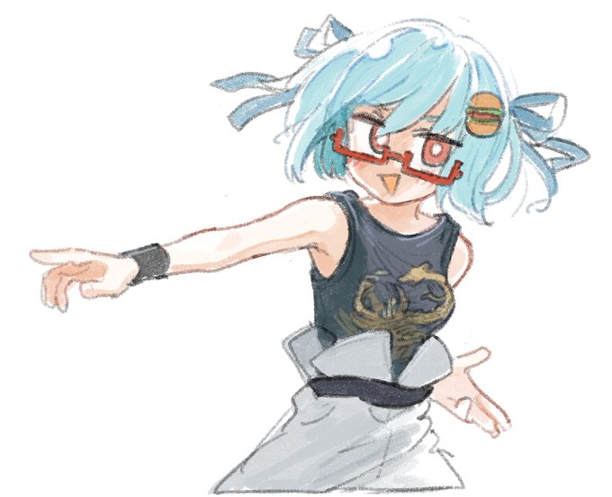 「borrowed character glasses」 illustration images(Latest)