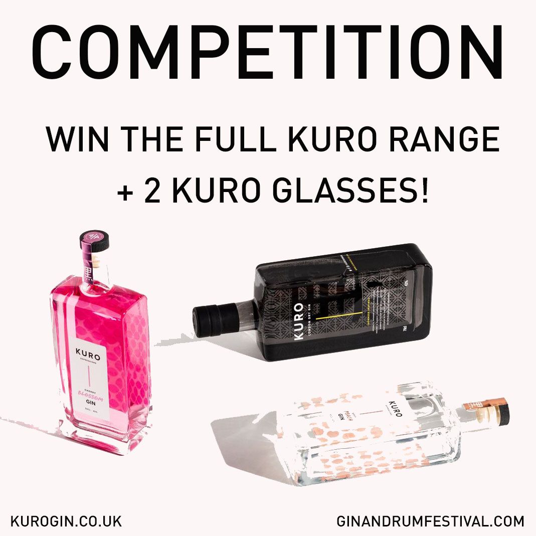 ***COMPETITION TIME***
WIN THE FULL KURO RANGE + 2 GLASSES!

Win a bottle of KURO Original Gin, KURO Soft Peach, KURO Cherry Blossom + 2 KURO Glasses! 😍 @kuroginuk
Enter on Facebook - buff.ly/3bEx1LO
Enter on Instagram - buff.ly/39Q8rFZ