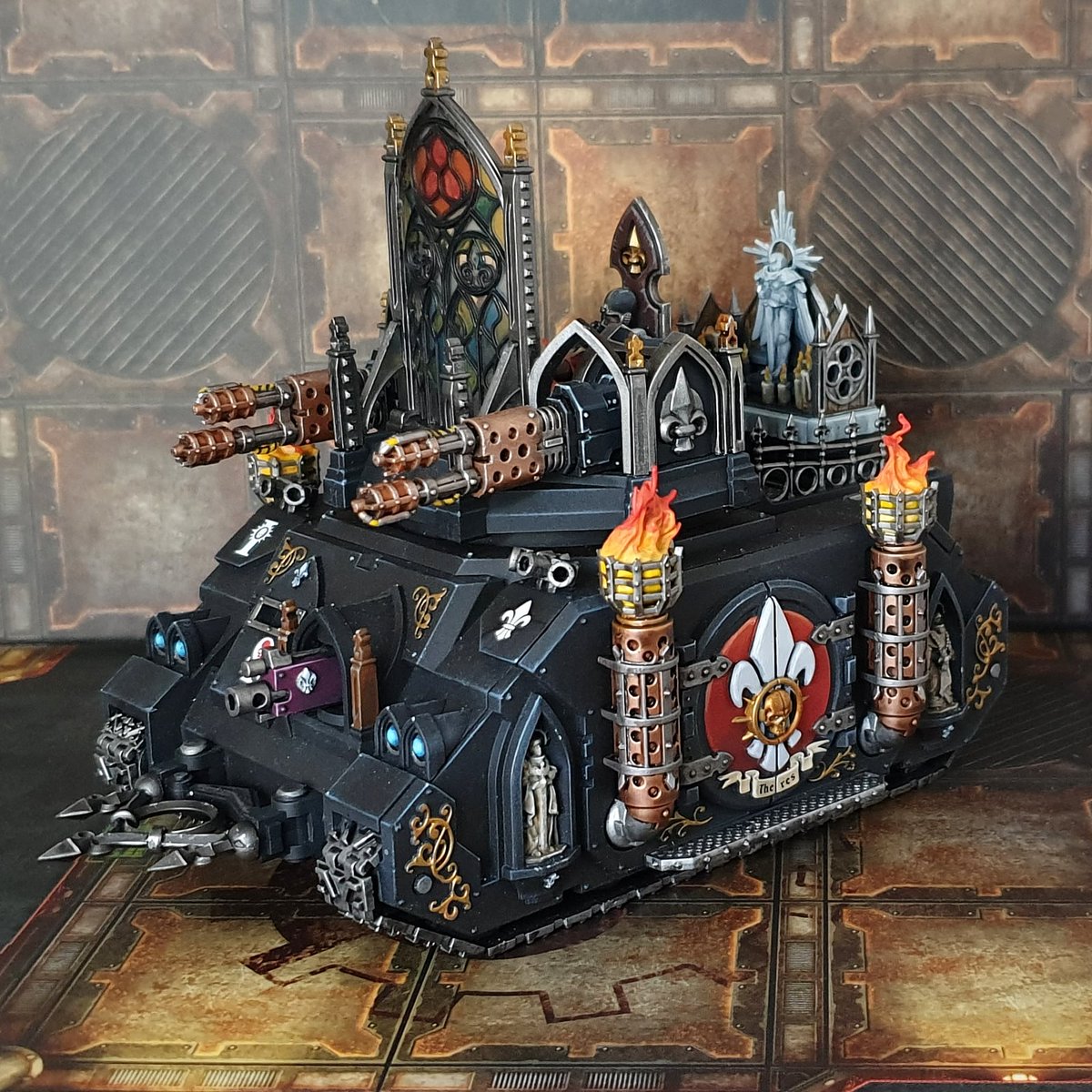 scrotrot81's tweet photo. Into the everlasting fire with my #isolationhammer project #warmongers #paintingwarhammer #miniaturemonday #WarhammerCommunity https://t.co/I0u3xkKzdS