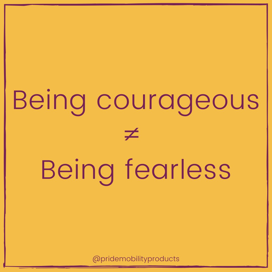 pridemobility's tweet photo. Being strong and courageous doesn't mean never worrying and pretending that everything is okay. It means that you keep going, in spite of fear. Don't give up, you're stronger than you think.

#MentalHealthMonth https://t.co/ap3hKqI39M