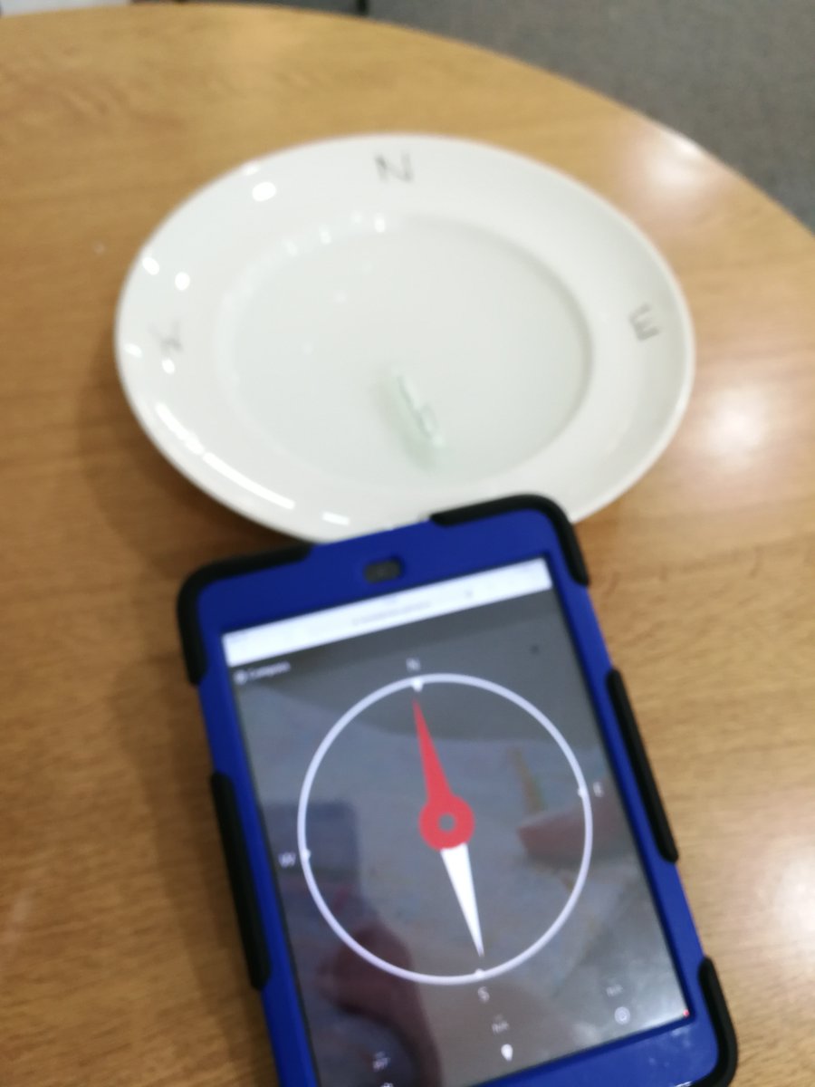 Portland_F_S's tweet photo. It's @Natspec 's #MathsWeek! 
As part of a #MeaningfulMaths activity, learners here @PortlandCollege have been exploring how to make and use a compass using household items. https://t.co/DEskuMqJgh