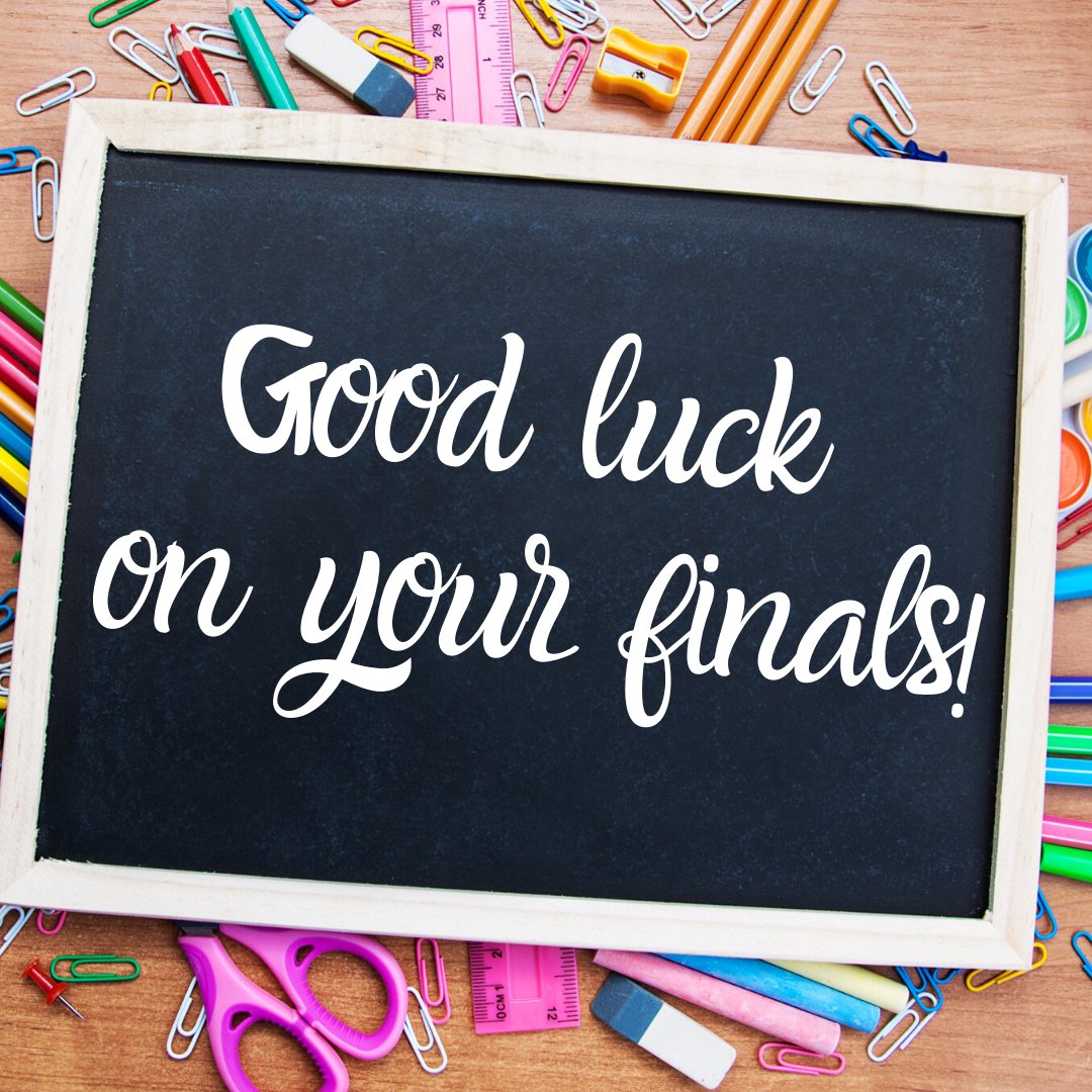 Good luck on your finals!! #yougotthis #finalsweek #msmcny