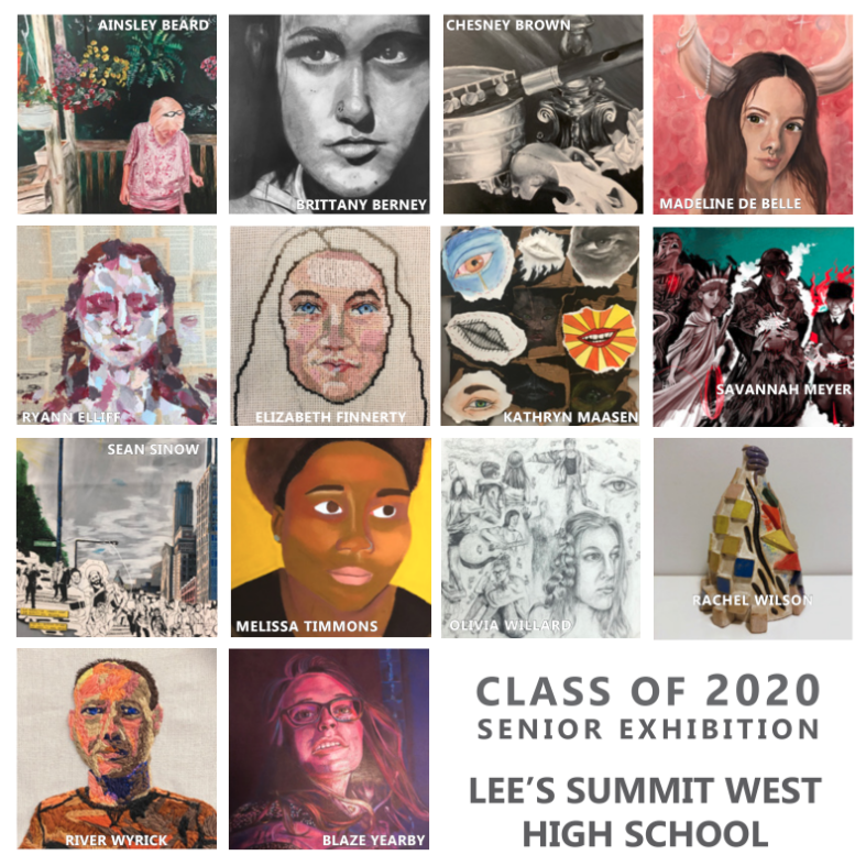LSR7's tweet photo. Presenting: Lee's Summit West senior art exhibitions. Click the link to view student artwork. @lswhstitans @LSW_TitanArt 

https://t.co/9ZNXuz16BH https://t.co/r7W7mEHZPN