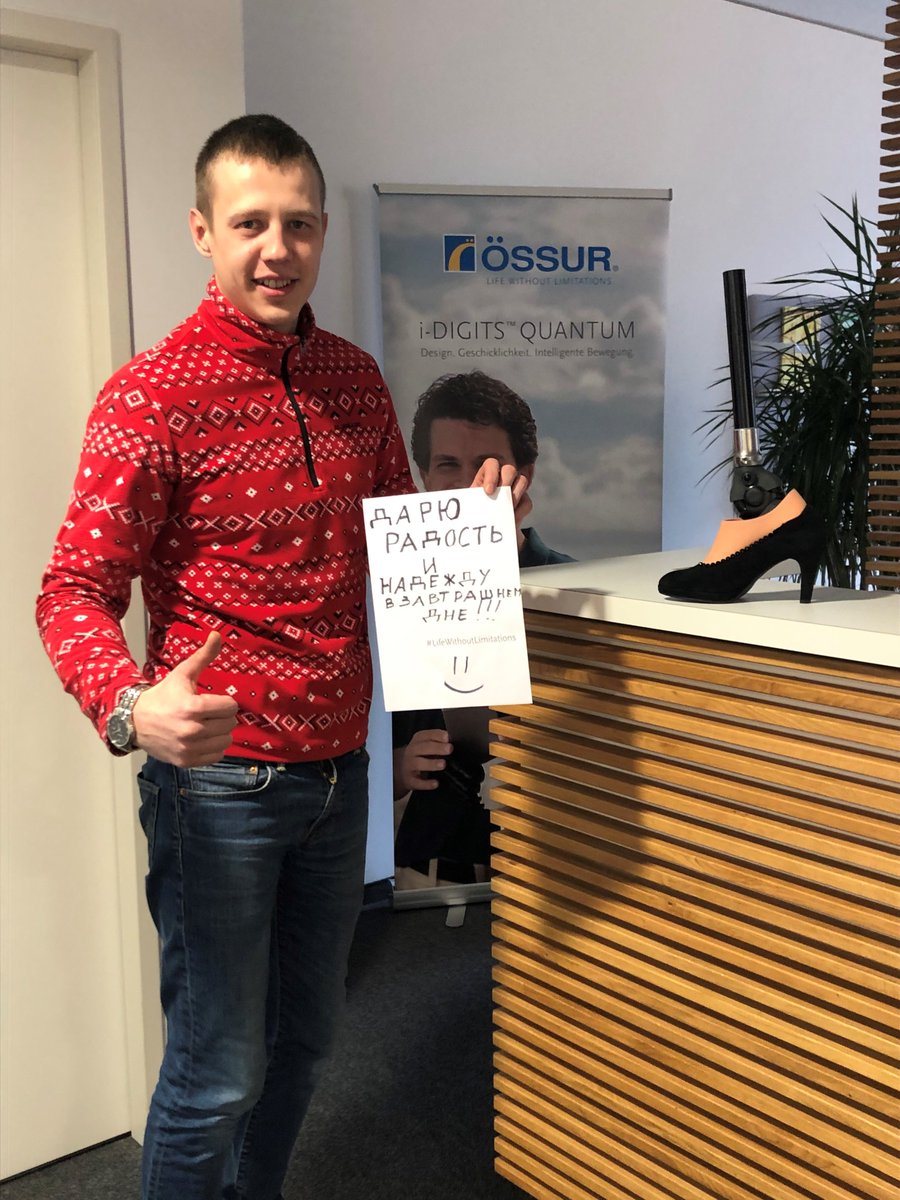 OssurCorp's tweet photo. "I give happiness and hope for tomorrow." - Victor Gorban, Prosthetist. #LifeWithoutLimitations https://t.co/cmQaeMnPjf