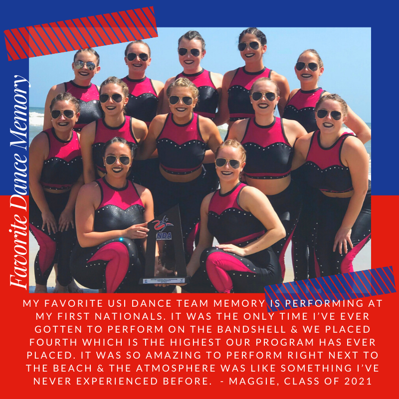 We love sharing a good dance memory! Senior Maggie Brock shares hers - retweet us your favorite dance memory!
#USIDanceTeam #GoEagles #ScreaglePride #UniversityofSouthernIndiana #TheWorkIsWorthIt #CollegeDance #CollegeDanceTeam #DanceTeam #Dance #Dancing #Dancer