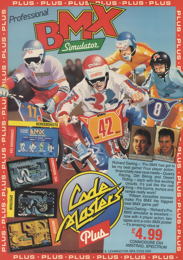 ManxRetro's tweet photo. Game: BMX Simulator
Media: Magazine advert
Year: 1988
Platform: C64 | ZX Spectrum | Amstrad
Buy this historic game at: https://t.co/TMAKXVdZqQ
#retrogames #retrogaming #retro #GamersUnite #retrogamer #C64 #EC64Forum #ZXSpectrum #BMXSimulator #Codemasters @DavidDarling https://t.co/F1e2ElvTiY