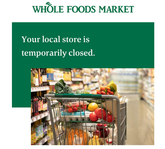 retailgeek's tweet image. Some Whole Foods in Chicago closing this week to become dark stores, even as Stay-at-Home Order loosens.