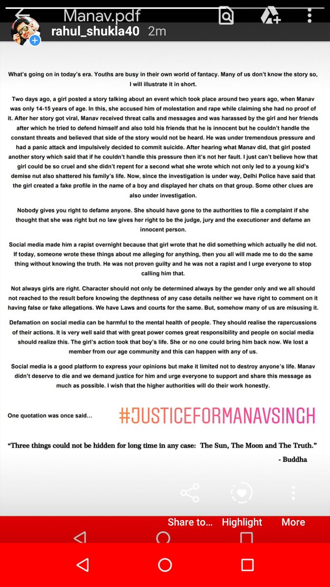 Shukla40Rahul's tweet image. #justiceformanavsingh