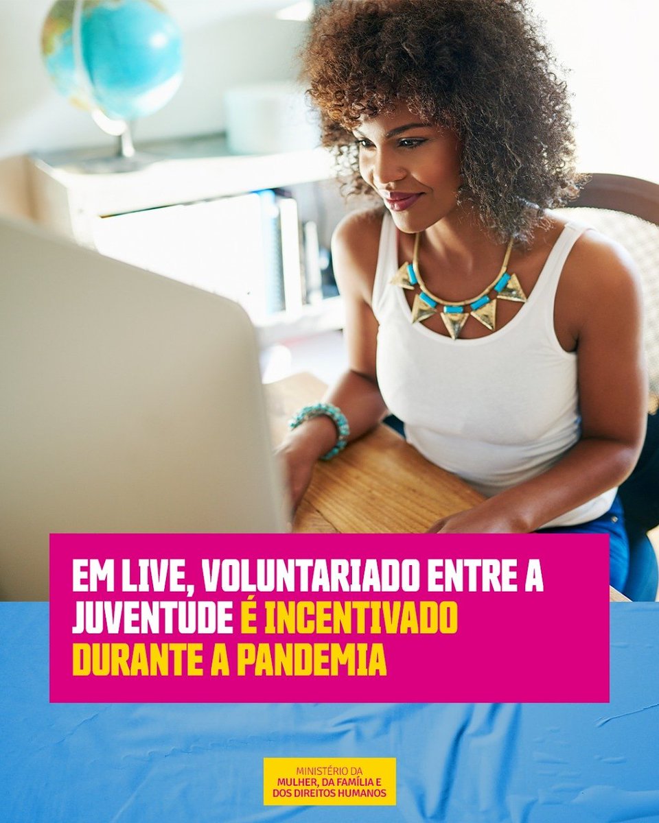 Saiba como fazer a sua parte: gov.br/mdh/pt-br/assu…

#SacadaVirtual #Coronavírus #Covid19 #Juventude #SNJ #Jovens #DireitosHumanos #DireitosHumanosParaJuventude #DireitosHumanosBrasil #MinisterioDaMulherDaFamiliaeDosDireitosHumanos #MMFDH #PátriaAmadaBrasil #GovernoFederal