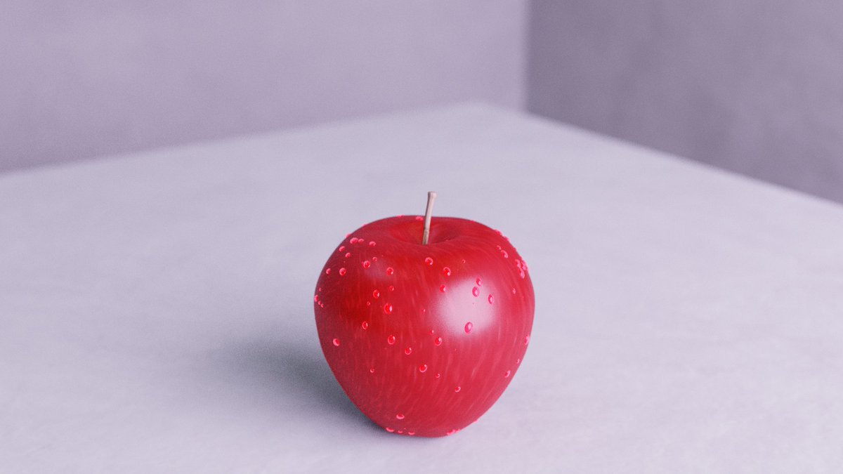 InventiveJb's tweet photo. A is for Apple!

#Blender3d #render #Fruits #dailymodel https://t.co/RwfjBPHLZc